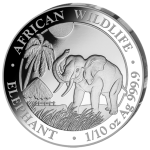 10 Sh Elefant 1/10 oz Ag 2017