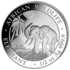 50 Sh Elefant 1/2 oz Ag 2017