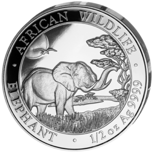 50 Sh Elefant 1/2 oz Ag 2019