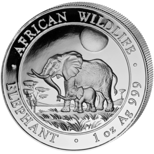 100 Sh Elefant 1 oz Ag 2011