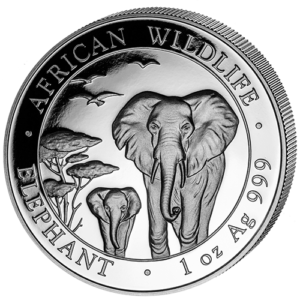 100 Sh Elefant 1 oz Ag 2015