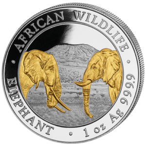 100 Sh Elefant Goldveredelung 2020
