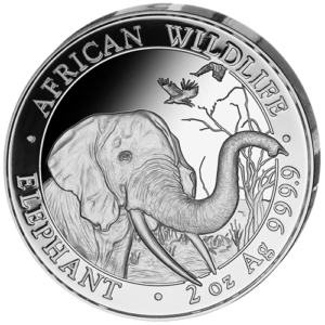 200 Sh Elefant 2 oz Ag 2018