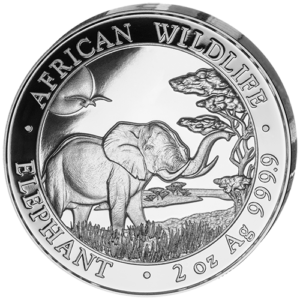 200 Sh Elefant 2 oz Ag 2019