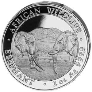 200 Sh Elefant 2 oz Ag 2020