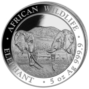 500 Sh Elefant 5 oz Ag 2020