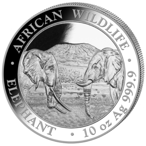 1000 Sh Elefant 10 oz Ag 2020
