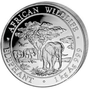 2000 Sh Elefant 1 kg Ag 2012