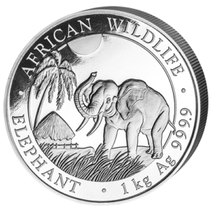 2000 Sh Elefant 1 kg Ag 2017