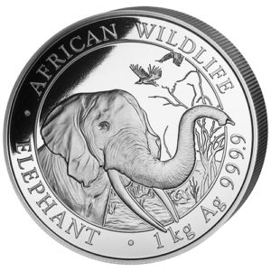 2000 Sh Elefant 1 kg Ag 2018