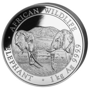 2000 Sh Elefant 1 kg Ag 2020