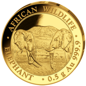 20 Sh Elefant 0,5 g. Au 2020