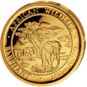 20 Sh Elefant 1/50 oz Au 2012