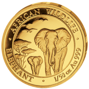 20 Sh Elefant 1/50 oz Au 2015