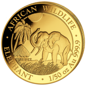 20 Sh Elefant 1/50 oz Au 2017