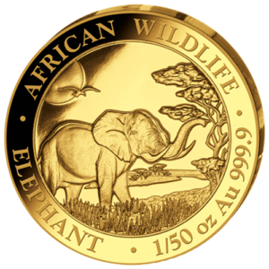 20 Sh Elefant 1/50 oz Au 2019