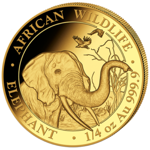 200 Sh Elefant 1/4 oz Au 2018