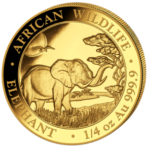 200 Sh Elefant 1/4 oz Au 2019