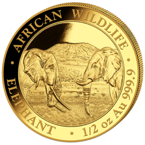 500 Sh Elefant 1/2 oz Au 2020