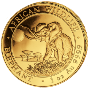 1000 Sh Elefant 1 oz Au 2016