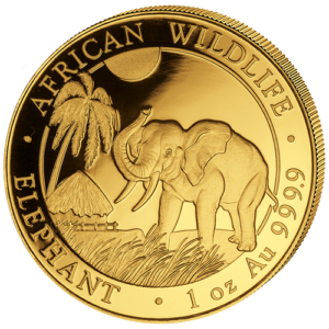 1000 Sh Elefant 1 oz Au 2017