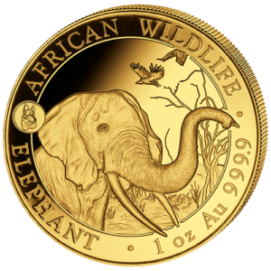 1000 Sh Elefant Privy Mark Hund 2018