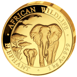 5000 Sh Elefant 1 kg Au 2015