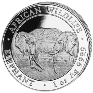 100 Sh Elefant 1 oz Ag 2020