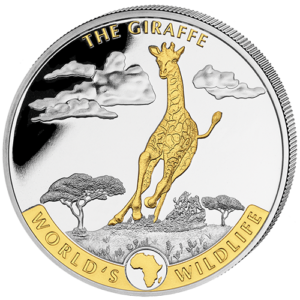 20 Fr Giraffe Goldveredelt 2019