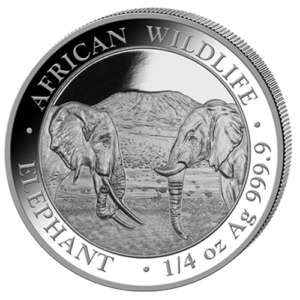 25 Sh Elefant 1/4 oz Ag 2020