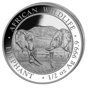 50 Sh Elefant 1/2 oz Ag 2020
