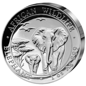 100 Sh Elefant High Relief 2015