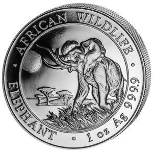 100 Sh Elefant 1 oz Ag 2016