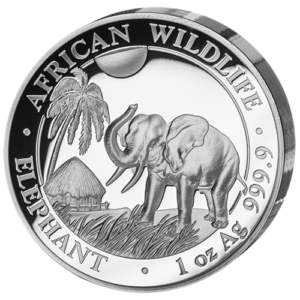 100 Sh Elefant High Relief 2017