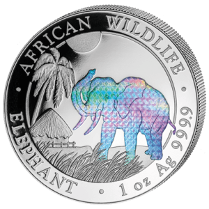 100 Sh Elefant Hologramm 2017