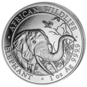 100 Sh Elefant 1 oz Ag 2018