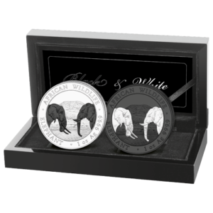 2x100 Sh Elefant Black & White Satz 2020