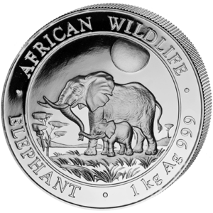 2000 Sh Elefant 1 kg Ag 2011
