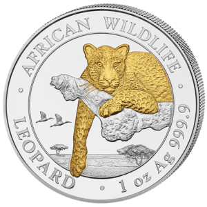 100 Sh Leopard Goldveredelt 2020