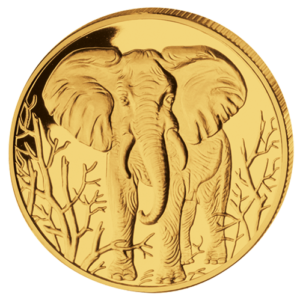 200 Sh Elefant 1/50 oz  Au 2004