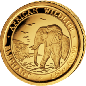 20 Sh Elefant 1/50 oz Au 2010
