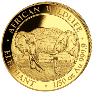 20 Sh Elefant 1/50 oz Au 2020