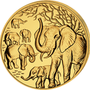 50 Sh Elefant 1/25 oz Au 2008