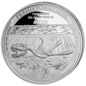 20 Fr Plesiosaurus 1 oz Ag 2020