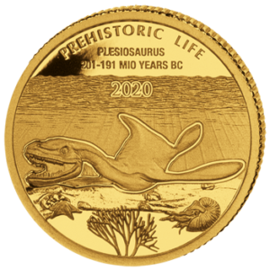 100 Fr Plesiosaurus 0,5g Au 2020