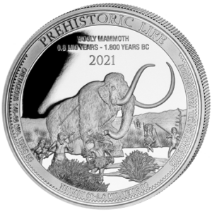 20 Fr Wollmammut 1 oz Ag 2021