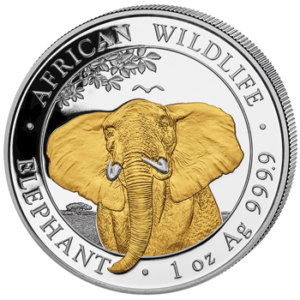 100 Sh Elefant Goldveredelung 2021