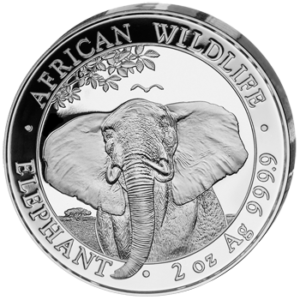 200 Sh Elefant 2 oz Ag 2021