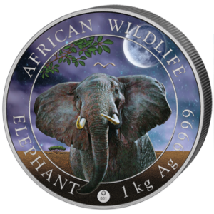 2000 Sh Elefant 1 Kg Ag Giant Moon 2021