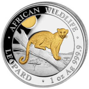 100 Sh Leopard Goldveredelt 2021